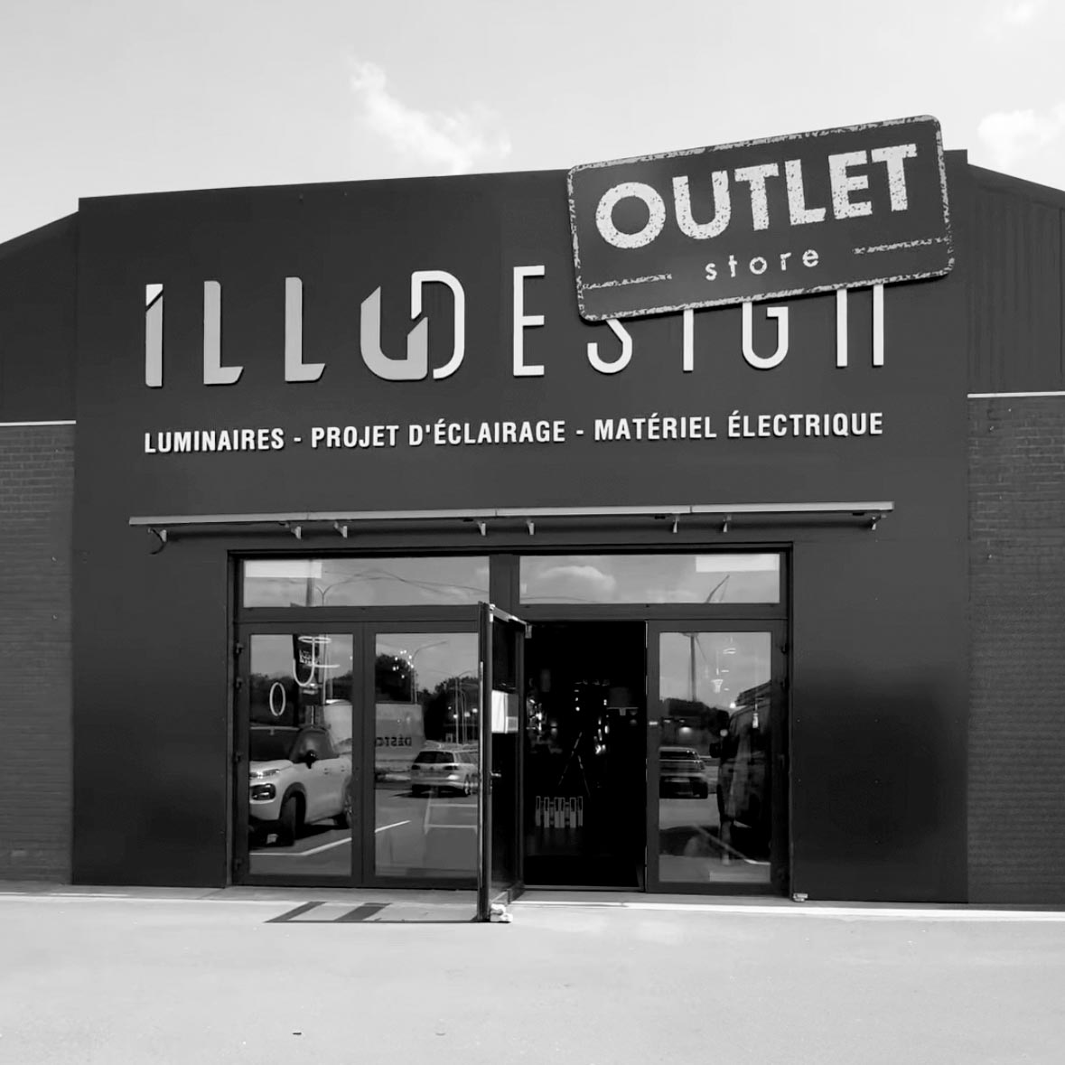 Magasin Illudesign Outlet Spy Vue extérieure du magasin Outlet Illudesign à Spy